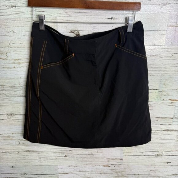Cutter & Buck Annika black orange Golf Skort Size 6 Pockets Athletic Casual - Picture 2 of 8
